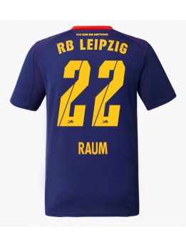 Billige RB Leipzig David Raum #22 Bortedrakt 2025-26 Kortermet